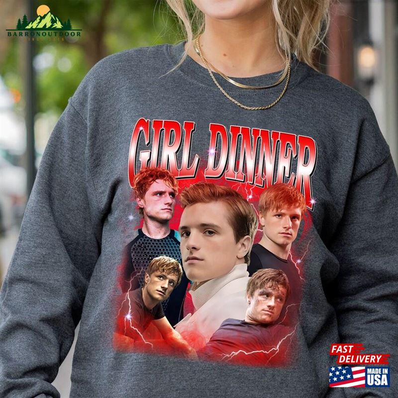 Josh Hutcherson Shirt Girl Dinner I Love Hoodie Unisex Josh Hutcherson Shirt Girl Dinner I Love Hoodie Unisex