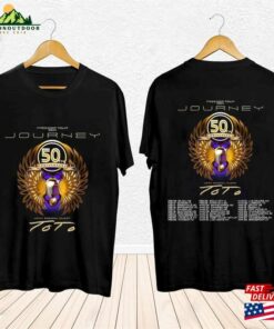 Journey 2024 Tour T-Shirt Freedom Toto Concert Band Gift Fans Music Shirt Sweatshirt