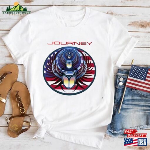 Journey Band Logo Unisex Shirt Freedom Tour 2024 Merch Classic Hoodie