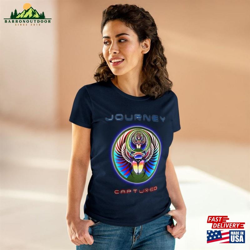Journey Band Women's Midweight Cotton Tee Sweatshirt T-Shirt Journey Band Women's Midweight Cotton Tee Sweatshirt T-Shirt