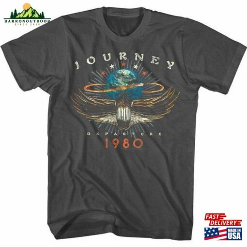 Journey Departures 1980 Shirt Rock Band Vintage Concert Merch Gift T-Shirt Sweatshirt Classic