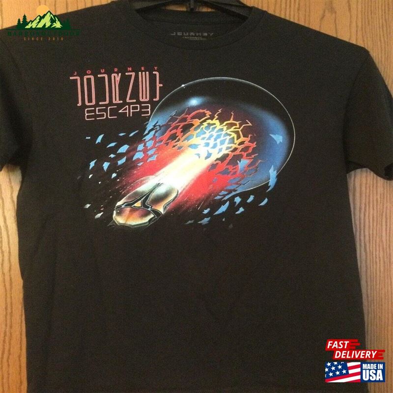 Journey Escape Shirt Album Cover Image Classic Hoodie Journey Escape Shirt Album Cover Image Classic Hoodie