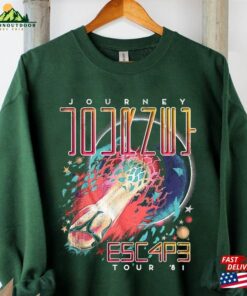 Journey Escape Tour 81 82 T-Shirt Sweatshirt Hoodie 2023 Concert Rock Merch Unisex