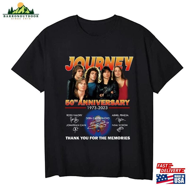 Journey Freedom Shirt 1973 2023 50Th Anniversary Merch T-Shirt Classic Journey Freedom Shirt 1973 2023 50Th Anniversary Merch T-Shirt Classic