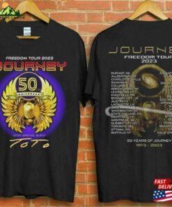Journey Freedom Tour 2023 Shirt 50Th Anniversary Music T-Shirt Hoodie Classic