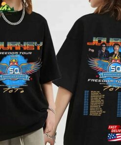 Journey Freedom Tour 2024 Shirt With Toto Concert Band Fan Classic T-Shirt