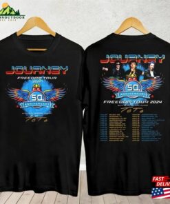Journey Freedom Tour 2024 Shirt With Toto Concert Classic Hoodie