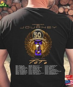 Journey Freedom Tour 2024 T-Shirt With Toto Concert Shirt Band Fan Hoodie Classic