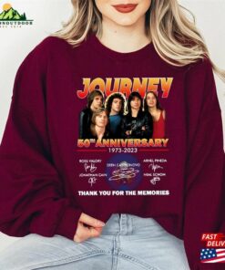 Journey Freedom Tour Rock Band 50Th Anniversary Shirt Gift For Fan 2023 Merch Hoodie Classic