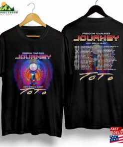 Journey Freedom Two Sided Tour 2023 Shirt Rock Band 50Th Anniversary Unisex Classic