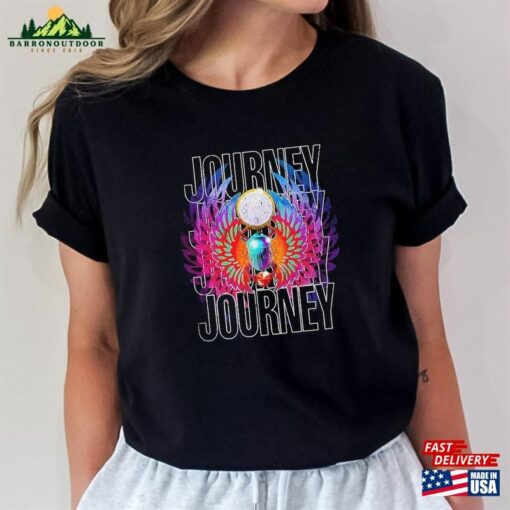 Journey Repeat Logo Shirt Freedom 2024 Tour T-Shirt Merch Sweatshirt Unisex