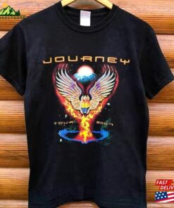 Journey T-Shirt Vintage Rare Band Tee Shirt Rock Fan Gifts Classic Hoodie