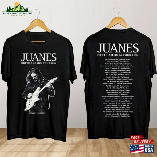 Juanes North American 2024 Tour Shirt Concert Unisex Sweatshirt
