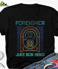 Juke Box Hero Foreigner Band 90S Vintage Shirt Rock Tee Tour 2023 Classic T-Shirt