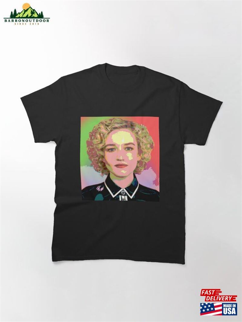 Julia Garner Retro Pop Art Portrait Classic T-Shirt Julia Garner Retro Pop Art Portrait Classic T-Shirt