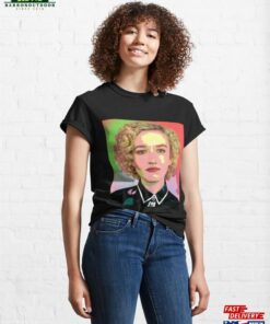 Julia Garner Retro Pop Art Portrait Classic T-Shirt Unisex Hoodie