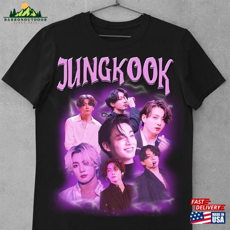 Jungkook Shirt Pink Classic Unisex Jungkook Shirt Pink Classic Unisex