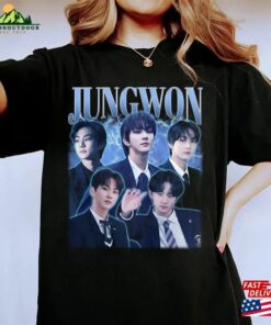 Jungwon Enhypen Kpop Shirt Fate World Tour 2023 Sweatshirt Hoodie Classic