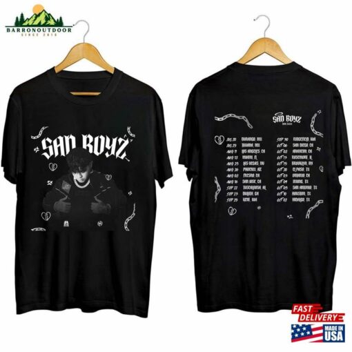 Junior H 2023 Concert Shirt Us Sad Boyz Tour Hoodie Unisex