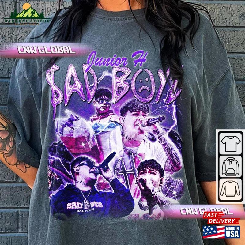 Junior H Music Shirt Bootleg Sad Boiz World Tour 2023 Tickets Vintage 90S Y2k Sweatshirt Classic T-Shirt Junior H Music Shirt Bootleg Sad Boiz World Tour 2023 Tickets Vintage 90S Y2k Sweatshirt Classic T-Shirt