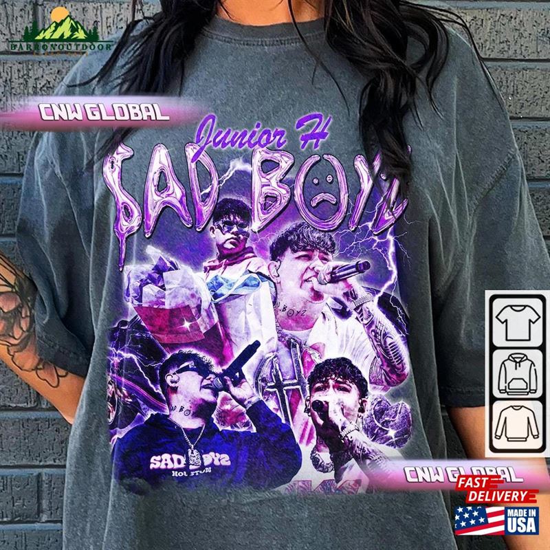 Junior H Music Shirt Bootleg Sad Boiz World Tour 2023 Tickets Vintage 90S Y2k Sweatshirt Unisex Hoodie Junior H Music Shirt Bootleg Sad Boiz World Tour 2023 Tickets Vintage 90S Y2k Sweatshirt Unisex Hoodie