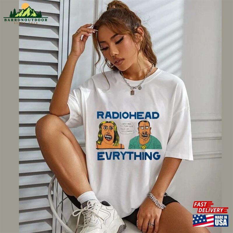 Junk Food Radiohead Everything Band Shirt Hoodie Sweatshirt Junk Food Radiohead Everything Band Shirt Hoodie Sweatshirt