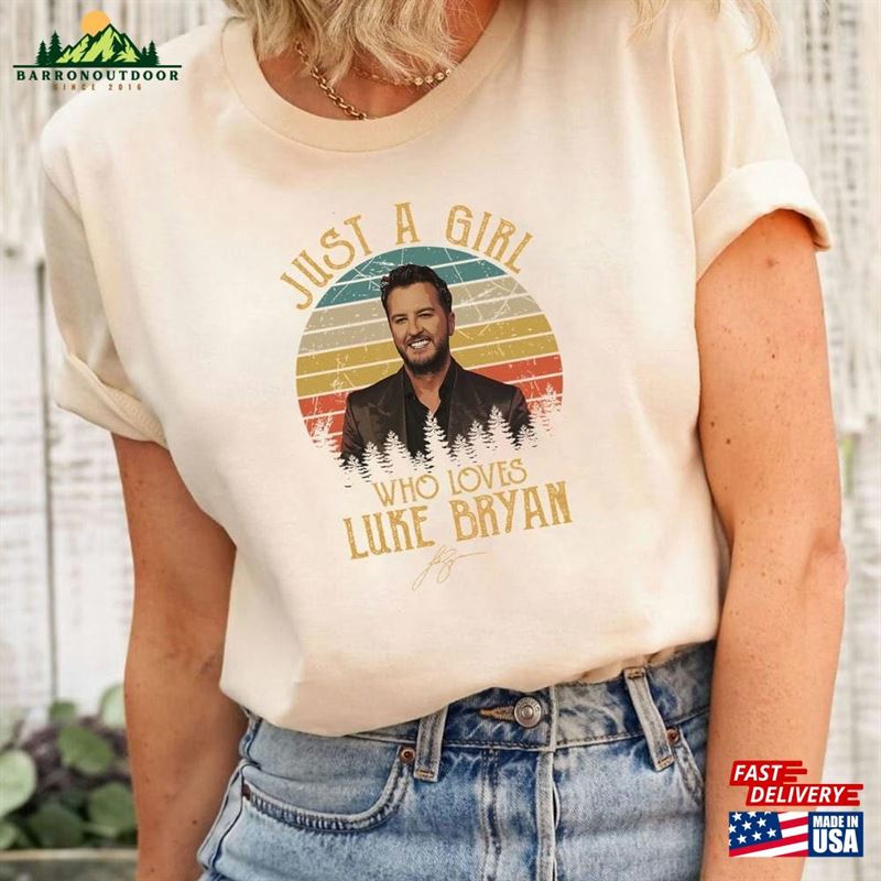 Just A Girl Who Loves Luke Bryan Gift Fan T-Shirt Tour 2023 Sweatshirt Just A Girl Who Loves Luke Bryan Gift Fan T-Shirt Tour 2023 Sweatshirt