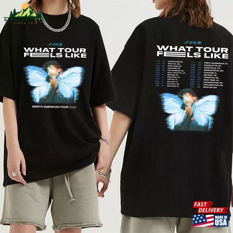 Jvke 2023 North American Tour Shirt What Feels Like Fan Gifts Sweatshirt Classic Jvke 2023 North American Tour Shirt What Feels Like Fan Gifts Sweatshirt Classic
