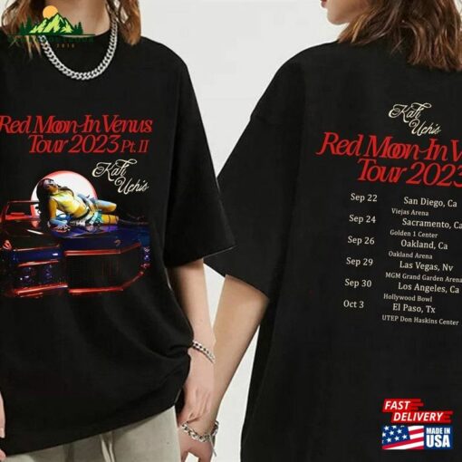 Ka Li U Chis World Tour 2023 Shirt Red Moon In Venus Fall Album T-Shirt Classic