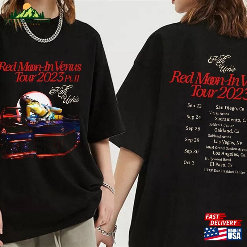 Ka Li U Chis World Tour 2023 Shirt Red Moon In Venus Fall Album T-Shirt Classic Ka Li U Chis World Tour 2023 Shirt Red Moon In Venus Fall Album T-Shirt Classic