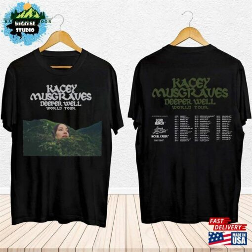 Kacey Musgraves Deeper Well World Tour 2024 Shirt Fan Hoodie Unisex