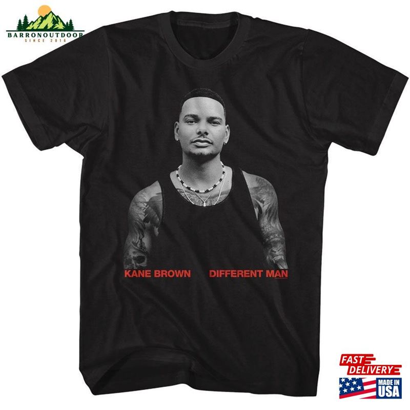 Kane Brown Different Man Black T-Shirt Hoodie Kane Brown Different Man Black T-Shirt Hoodie