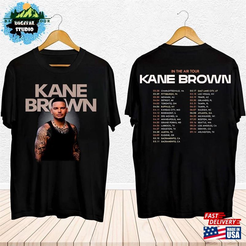 Kane Brown In The Air Tour 2024 Shirt Fan Concert Classic Hoodie Kane Brown In The Air Tour 2024 Shirt Fan Concert Classic Hoodie