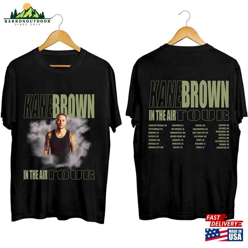 Kane Brown In The Air Tour 2024 Shirt Fan Concert Sweatshirt Classic Kane Brown In The Air Tour 2024 Shirt Fan Concert Sweatshirt Classic