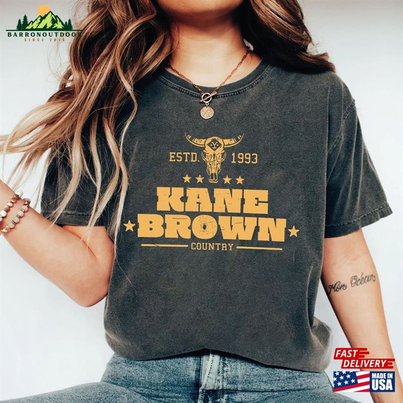 Kane Brown T-Shirt Country Music Shirt Bullhead Unisex Kane Brown T-Shirt Country Music Shirt Bullhead Unisex