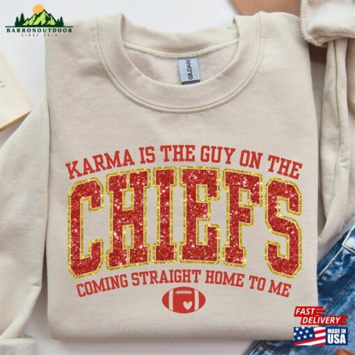 Kansas City Karma Crewneck Sweatshirt Chiefs Era Tour T-Shirt