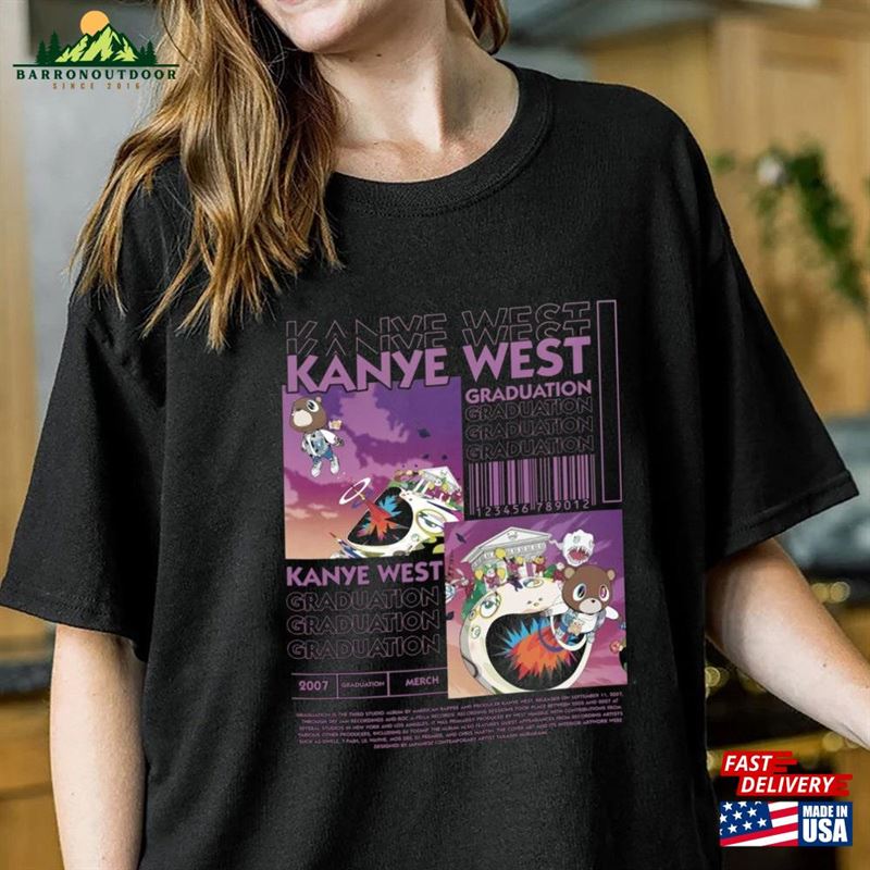 Kanye West Album Graphic T-Shirt Vintage Reaper Tour Shirt Classic Kanye West Album Graphic T-Shirt Vintage Reaper Tour Shirt Classic