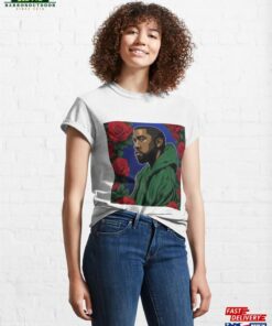 Kanye West In His Favorite Color Royal Blue Most Given Flower The Rose Classic T-Shirt