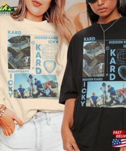 Kard Kpop Shirt Icky Album Sweatshirt V10 Vintage Retro Graphic Tee Music Unisex Gifts Fan Hoodie Classic