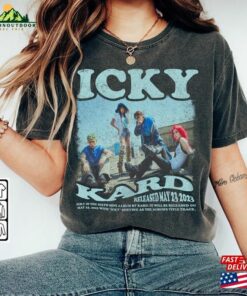 Kard Kpop Shirt Icky Album Sweatshirt V12 Vintage Retro Graphic Tee Music Unisex Gifts Fan Hoodie Classic