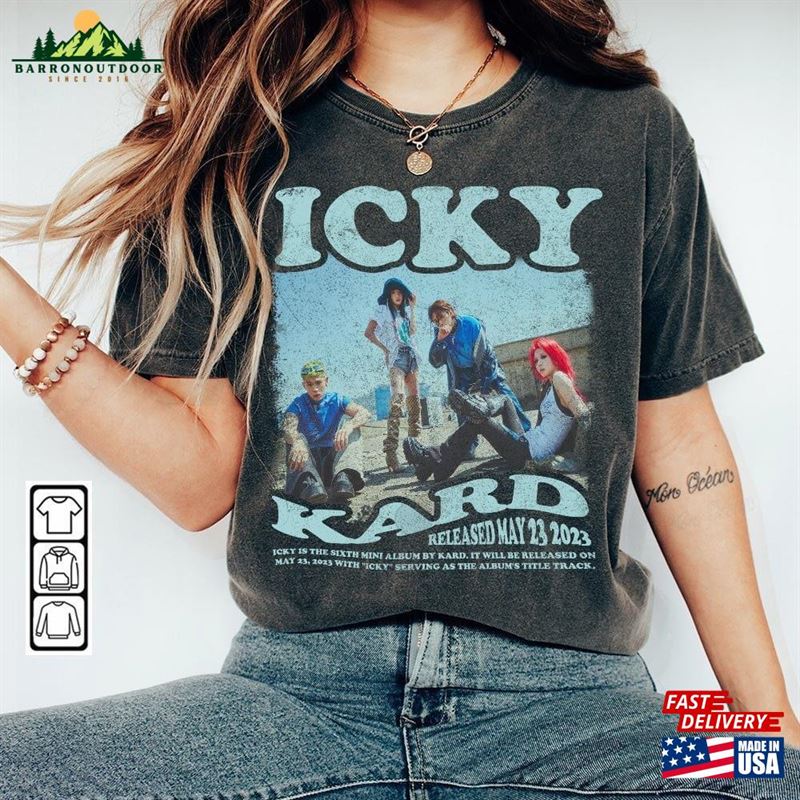 Kard Kpop Shirt Icky Album Sweatshirt V12 Vintage Retro Graphic Tee Music Unisex Gifts Fan Hoodie Classic Kard Kpop Shirt Icky Album Sweatshirt V12 Vintage Retro Graphic Tee Music Unisex Gifts Fan Hoodie Classic