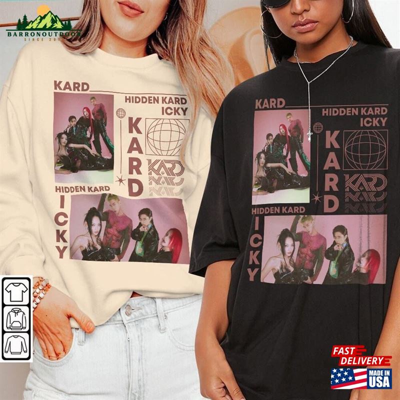 Kard Kpop Shirt Icky Album Sweatshirt V9 Vintage Retro Graphic Tee Music Unisex Gifts Fan Hoodie T-Shirt Kard Kpop Shirt Icky Album Sweatshirt V9 Vintage Retro Graphic Tee Music Unisex Gifts Fan Hoodie T-Shirt
