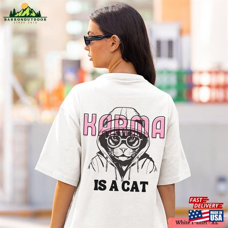 Karma Is A Cat Hoodie Shirt Eras Tour Classic Karma Is A Cat Hoodie Shirt Eras Tour Classic