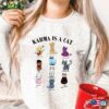 Karma Is A Cat Sweatshirt Merry Swiftmas Music Albums As Books Hoodie Classic