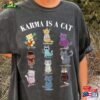 Karma Is A Cat Swiftie Shirt Music Albums As Books T-Shirt Concert Hoodie