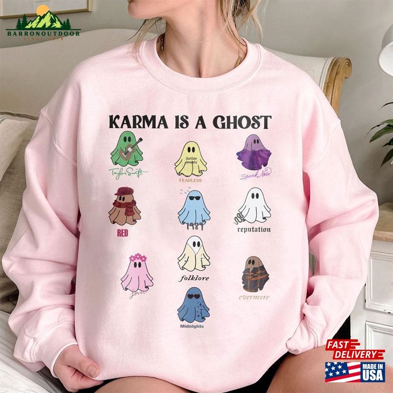 Karma Is A Ghost Sweatshirt Era Shirt Version Hoodie Karma Is A Ghost Sweatshirt Era Shirt Version Hoodie