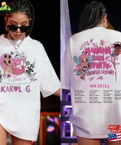 Karol G 2Side Graphic Shirt Bichota Season Fans Tshirt Manana Sera Bonito Album T-Shirt Unisex