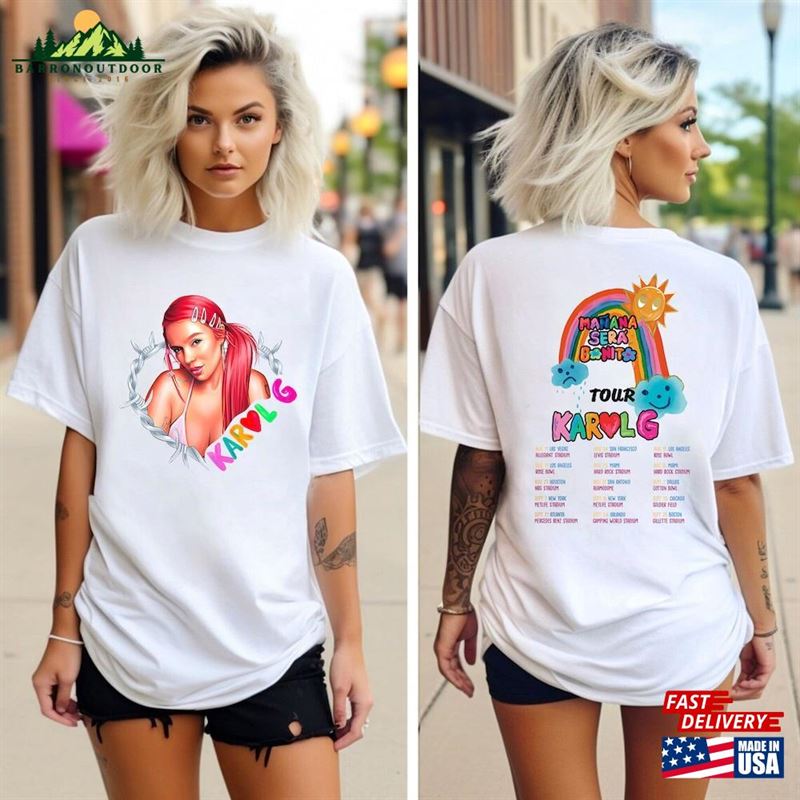 Karol G Fan Shirt Manana Sera Bonito T-Shirt 2023 Tour Hoodie Karol G Fan Shirt Manana Sera Bonito T-Shirt 2023 Tour Hoodie