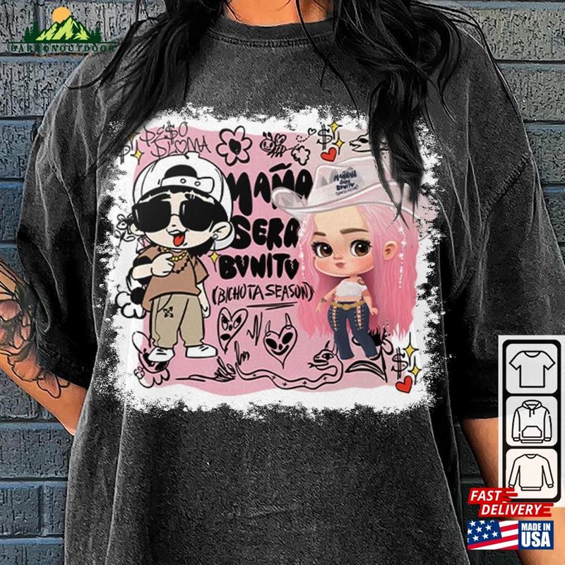 Karol G New Album Manana Sera Bonito Bichota Season With Peso Pluma Shirt Unisex T-Shirt Karol G New Album Manana Sera Bonito Bichota Season With Peso Pluma Shirt Unisex T-Shirt