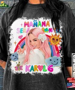 Karol G Pink Shirt New Album Cover Manana Sera Bonito Bichota Season Classic Hoodie